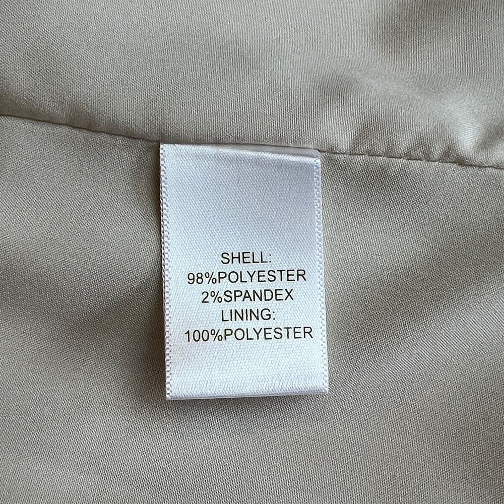 House of Harlow 1960 Satin Belted Blazer Cream SZ XS - Picture 5 of 10